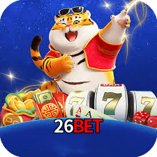 Imagem promocional da 26bet mostrando a plataforma e suas vantagens